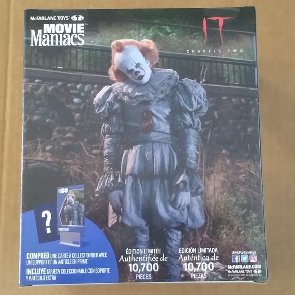 Movie Maniacs WB 100: It Chapter Two Pennywise Wave 5 Limited Edition 6-Inch - Picture 3 of 8